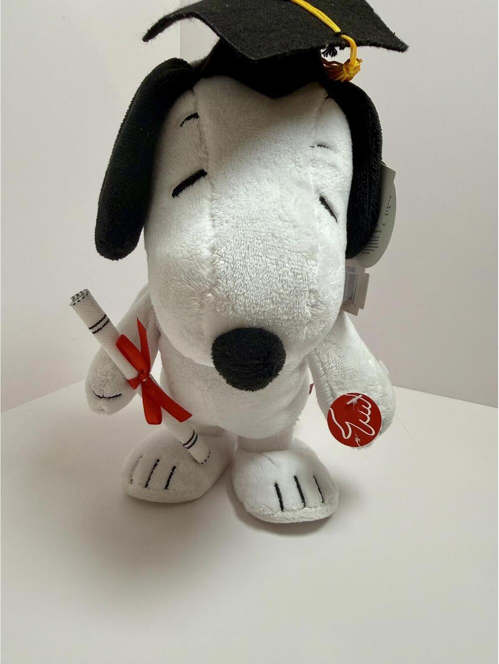 Peanuts Snoopy Graduation Dancing Plush Doll with Cap and Diploma